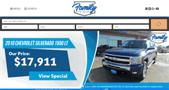 Desktop Screenshot of familyautosvictorville.com